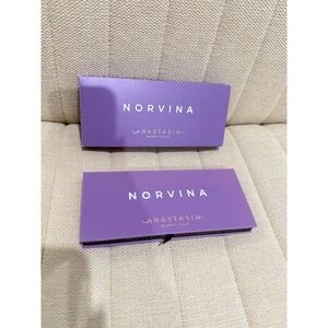 Anastasia Beverly Hills Norvina Eye Shadow Palette 14 Shades Purple Case Mirror